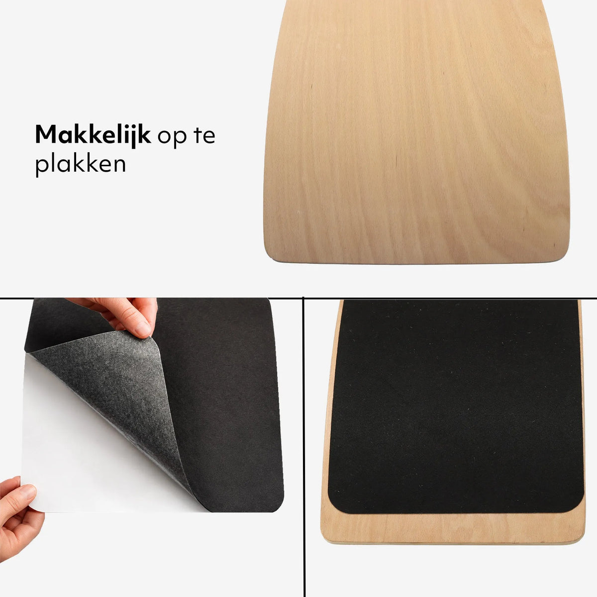 Balance Board Hout met Vilt 90 cm