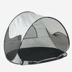 Strandtent Zilver beachtent kleur zilver compact biedt beschutting tegen wind en zon