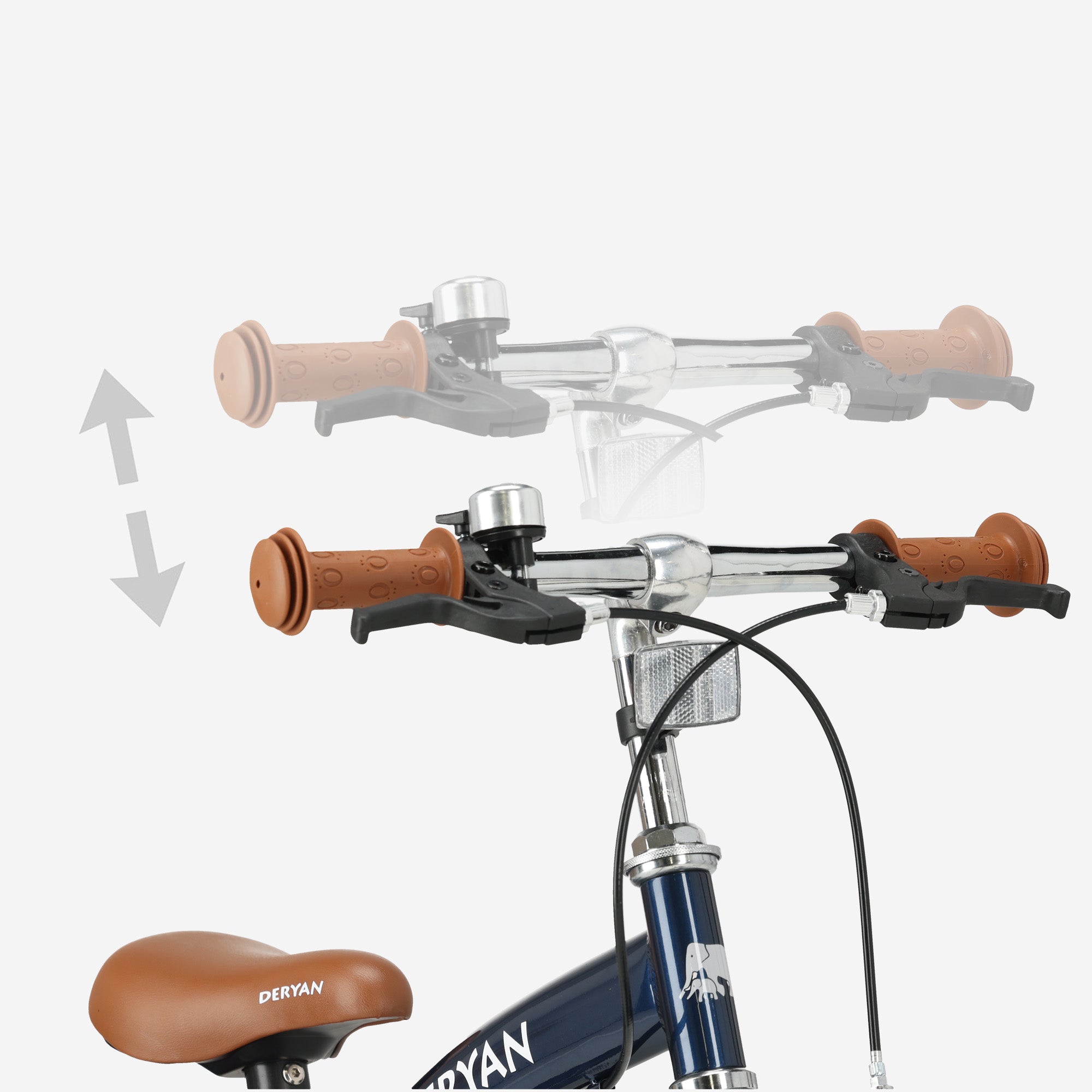 Luxe Kinderfiets 12 inch - 3 in 1 - loopfiets Blauw