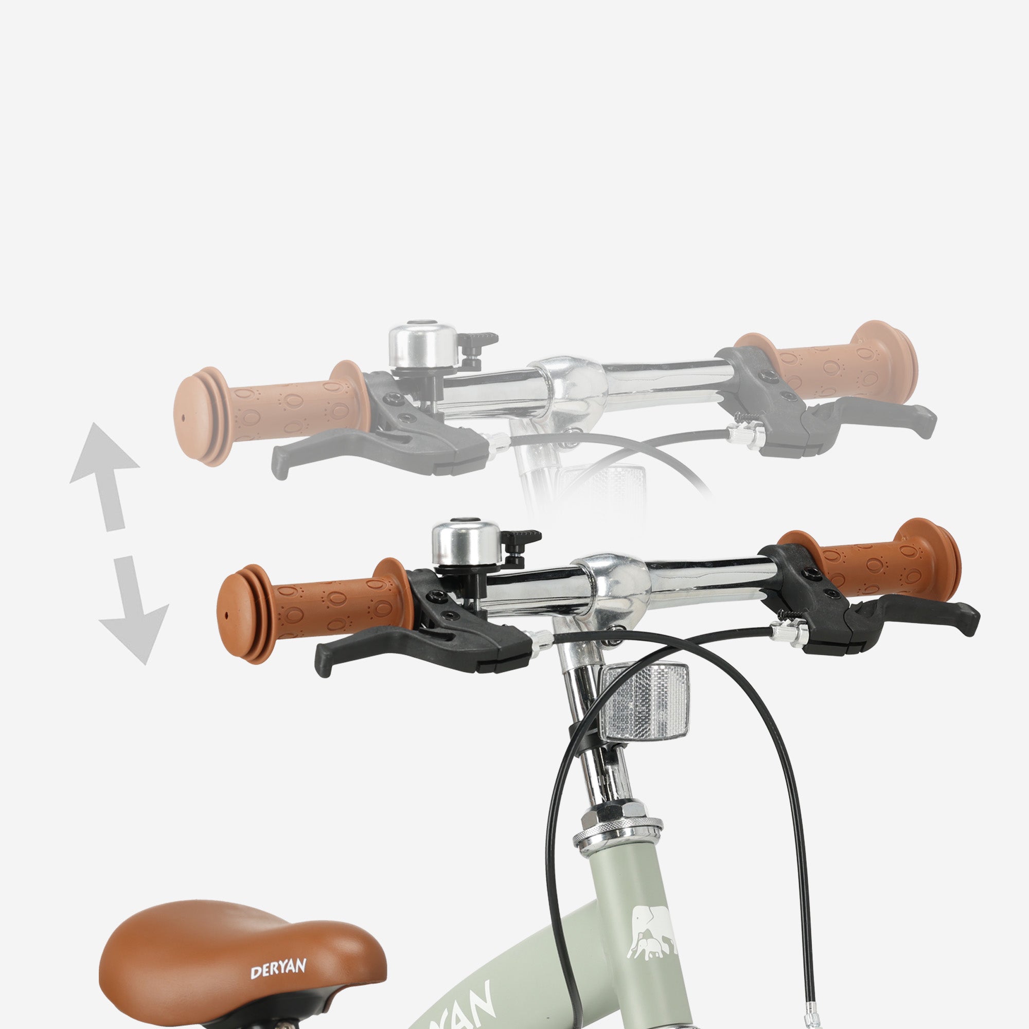 Luxe Kinderfiets 12 inch - 3 in 1 - loopfiets Groen