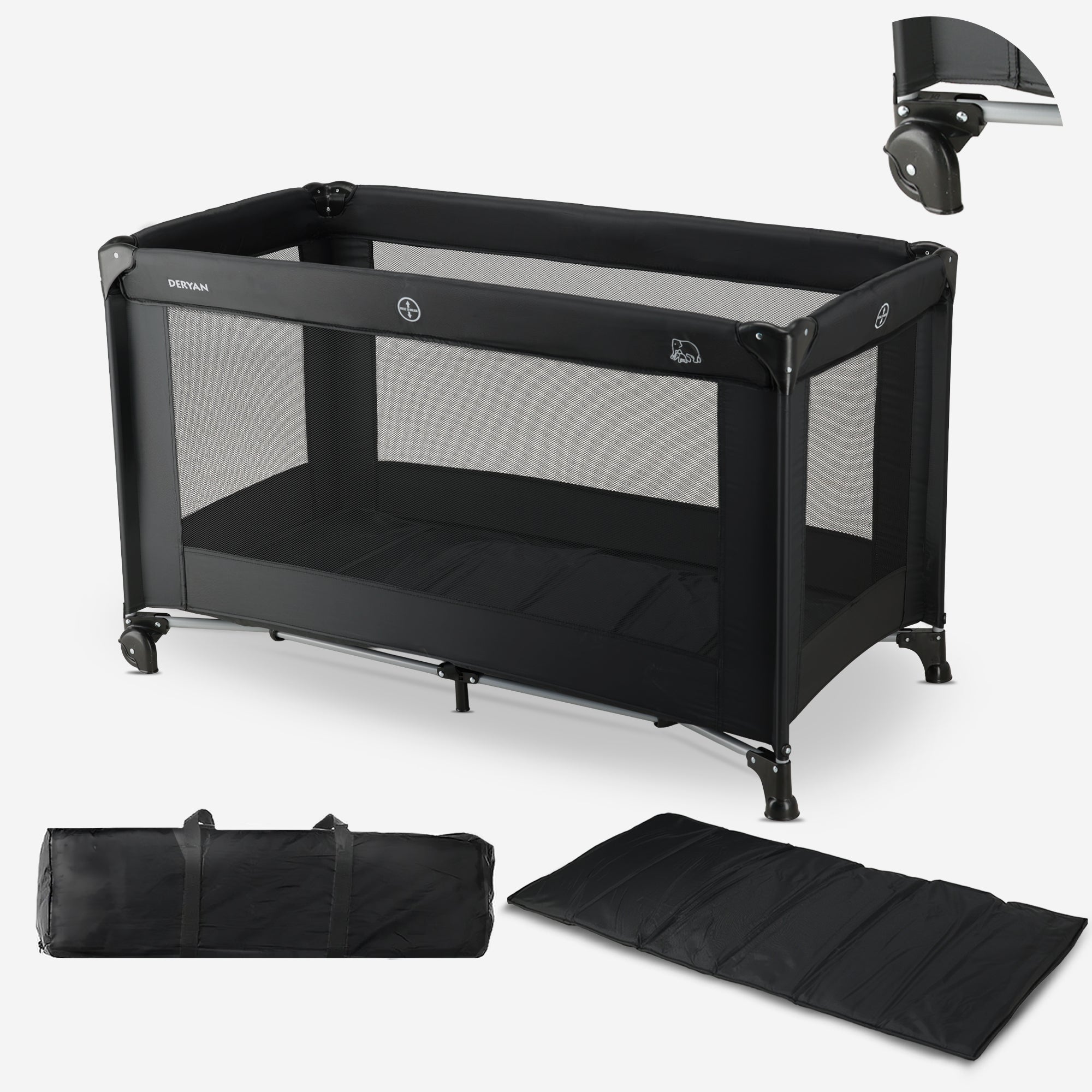 Campingbed Believer Black