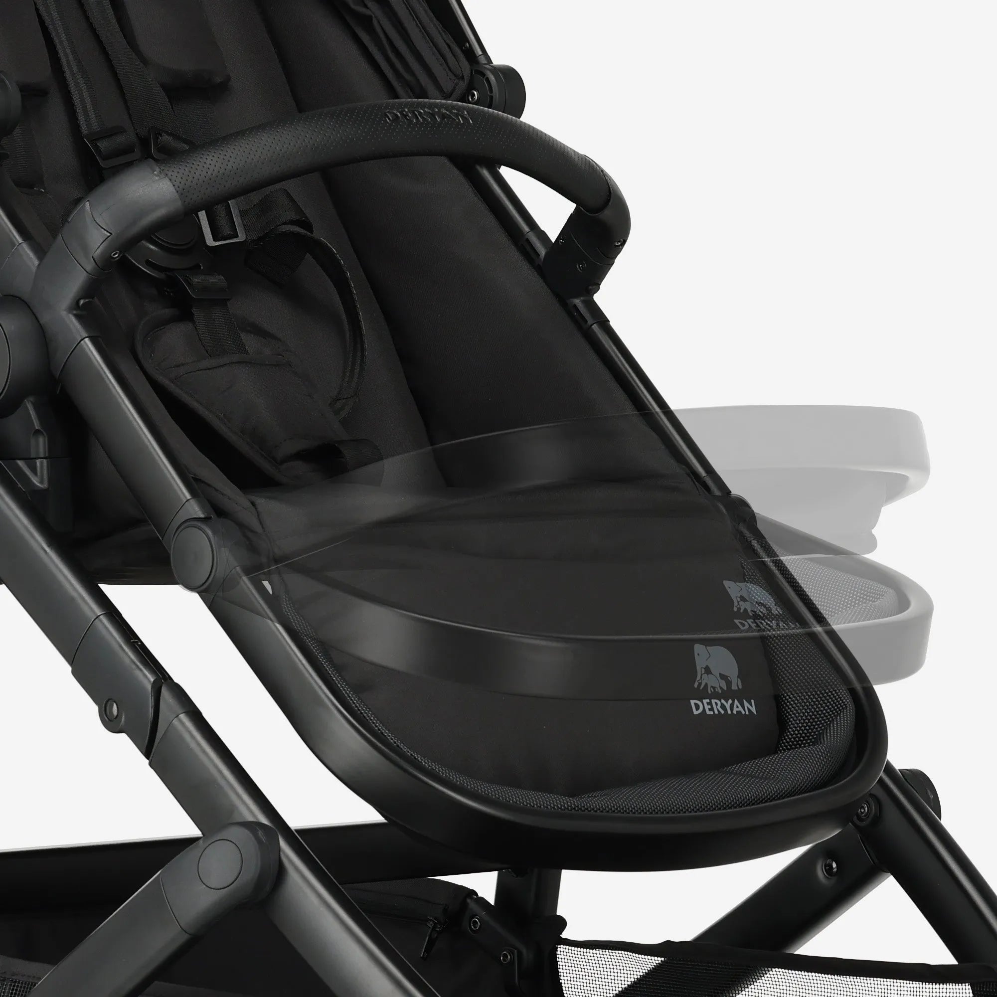 Evy² Duo Kinderwagen Zwart 2 in 1