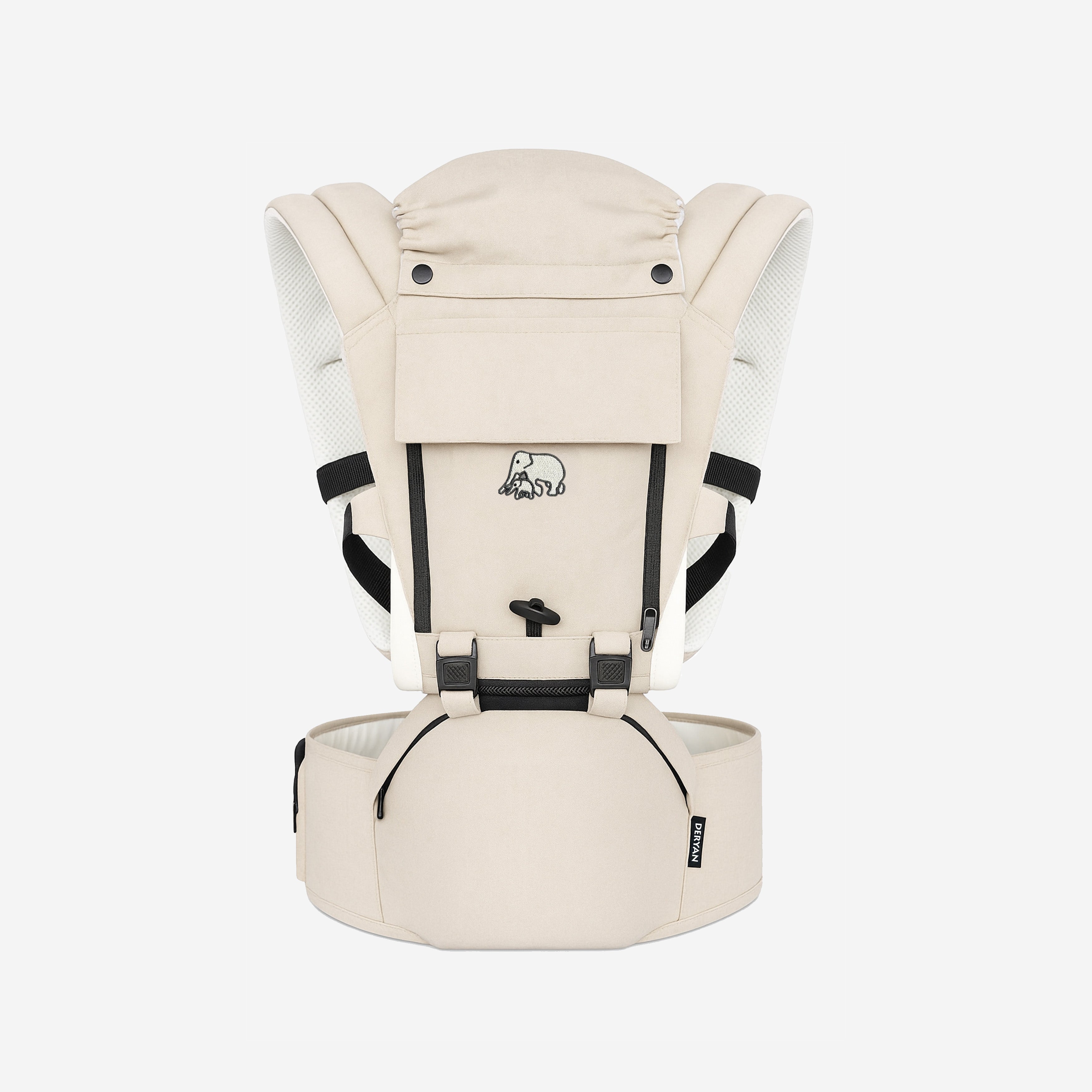 Pack Draagzak Zand ergonomische draagzak verstelbaar van pasgeborene tot peuter