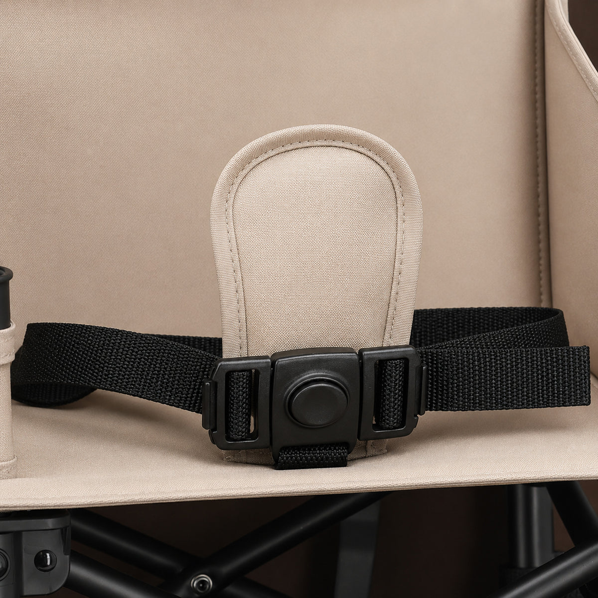 Pop 'N Sit Mini Kinderstoel - Opvouwbare stoelverhoger - Nougat