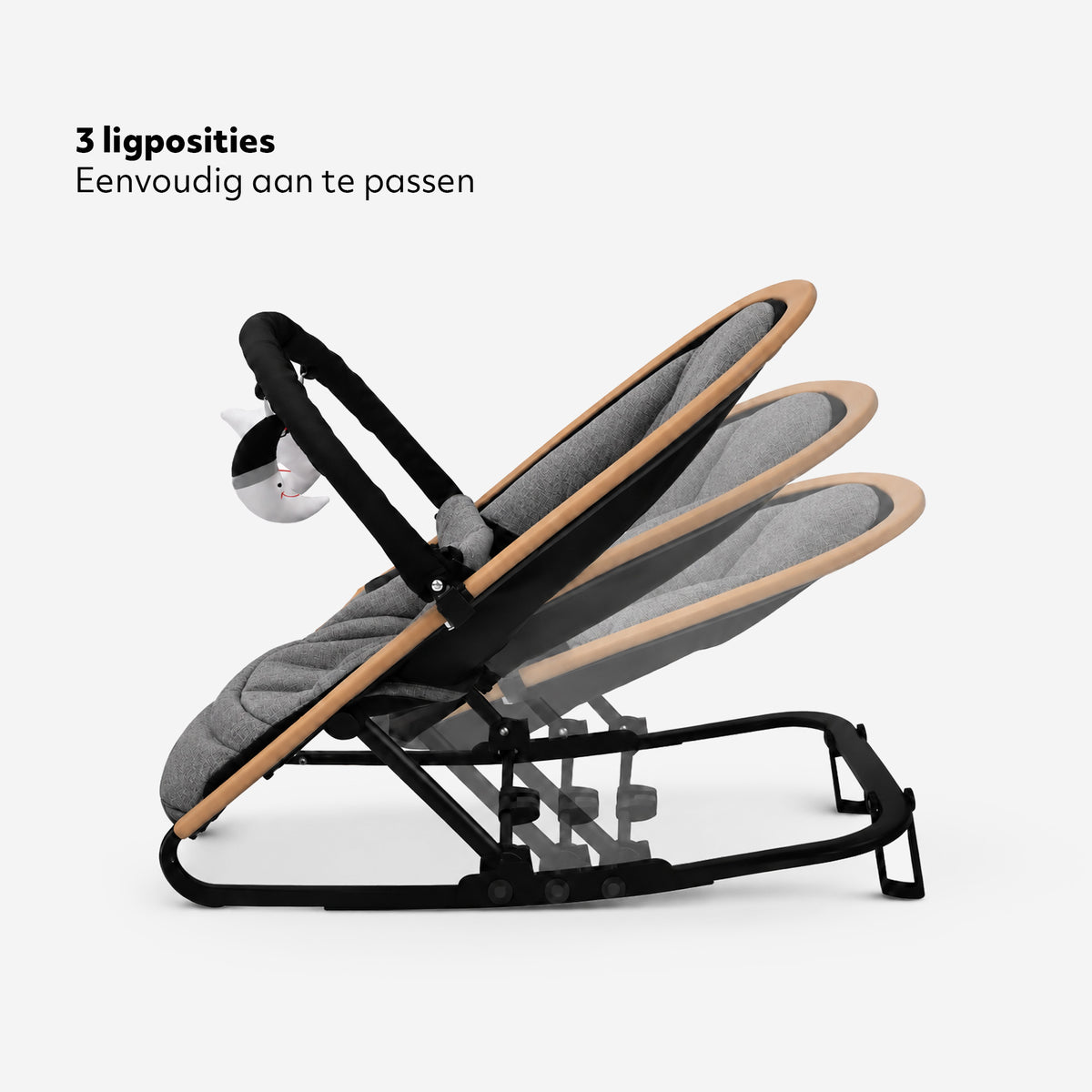 Wipstoel Rocker grey melange