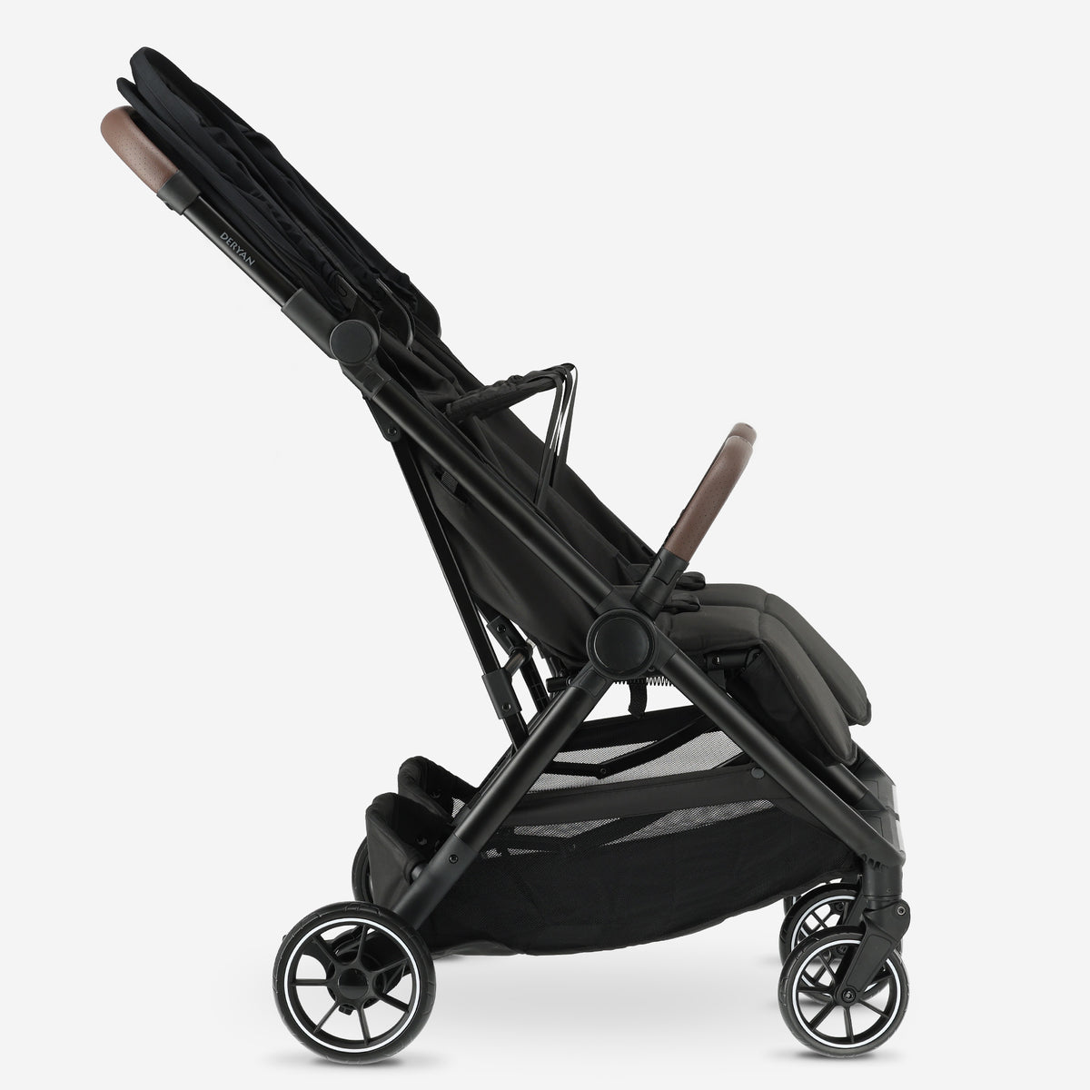 Rolo DuoBuggy X2 Zwart V2 2-zits opvouwbaar met lichtgewicht frame