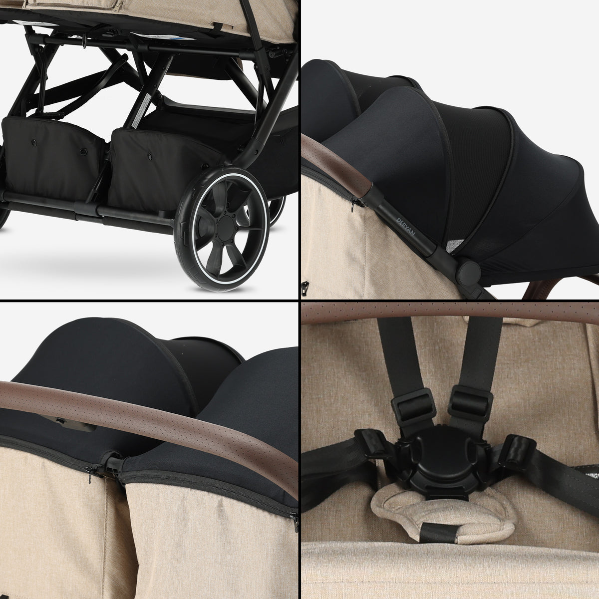 Rolo DuoBuggy X2 XL Nougat (Sand) V2