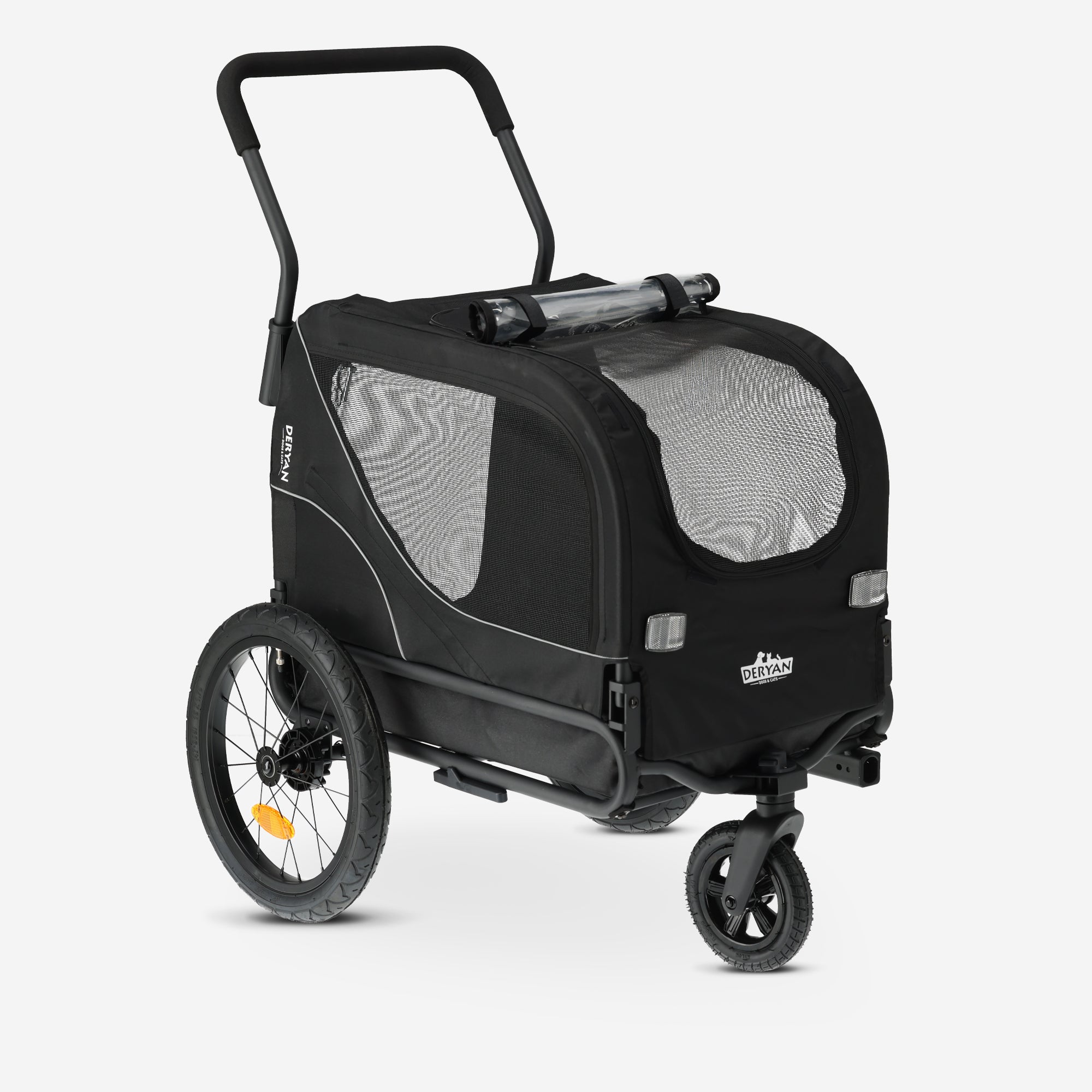 Hondenfietskar 2-in-1 – Opvouwbaar – Tot 20kg – Geschikt voor E-bikes