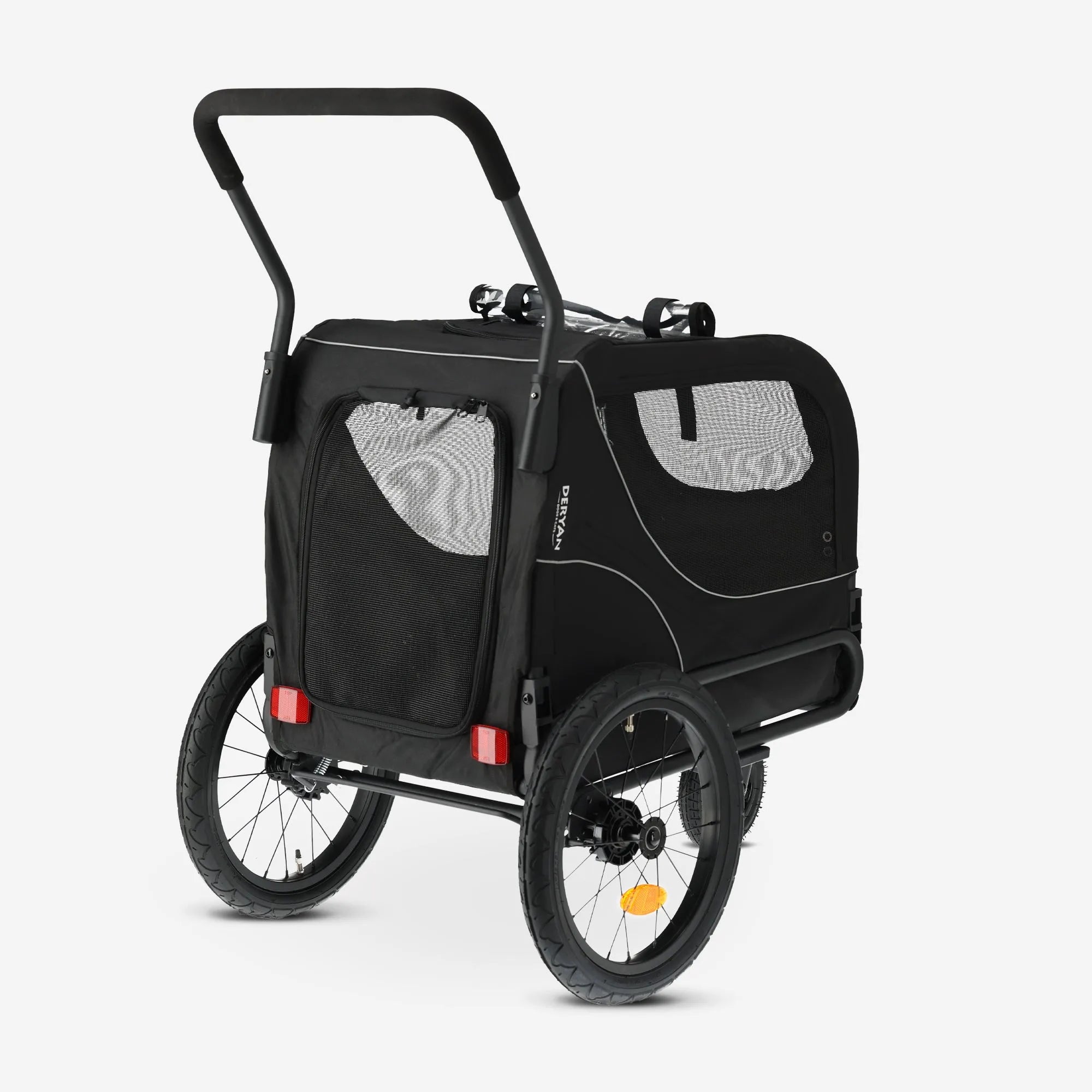 Hondenfietskar 2-in-1 – Opvouwbaar – Tot 20kg – Geschikt voor E-bikes