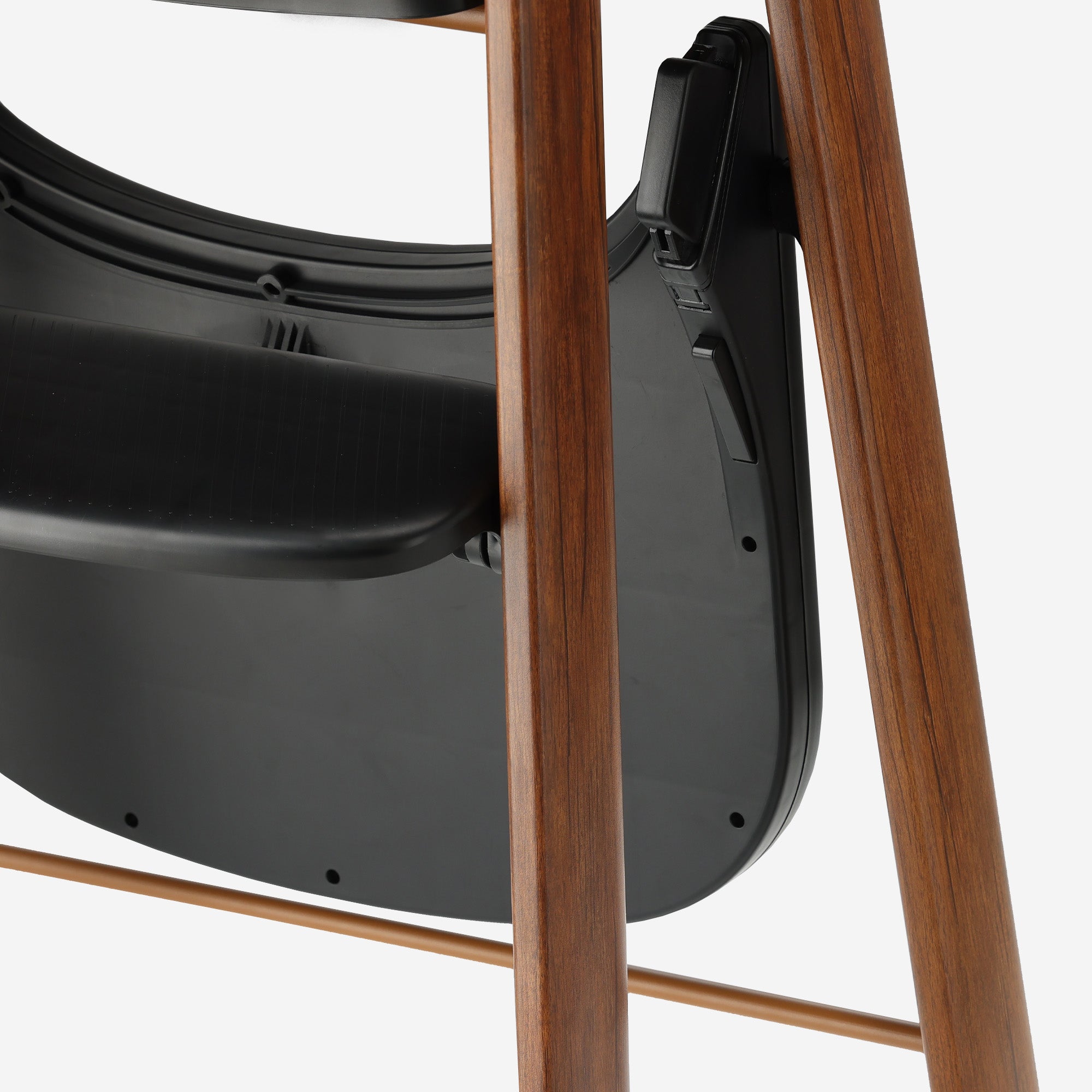 Luxe Kinderstoel Zwart / Hout