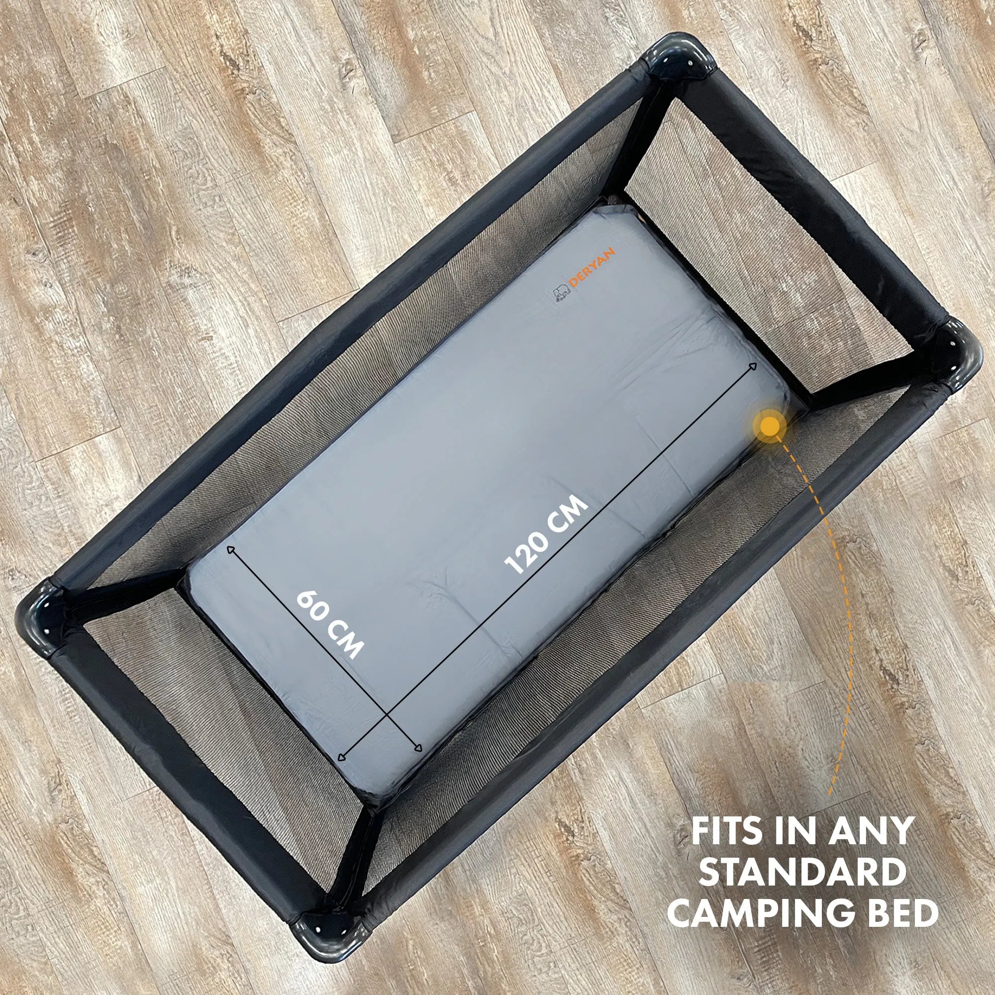 Zelfopblaasbaar campingbed matras - 120x60 cm