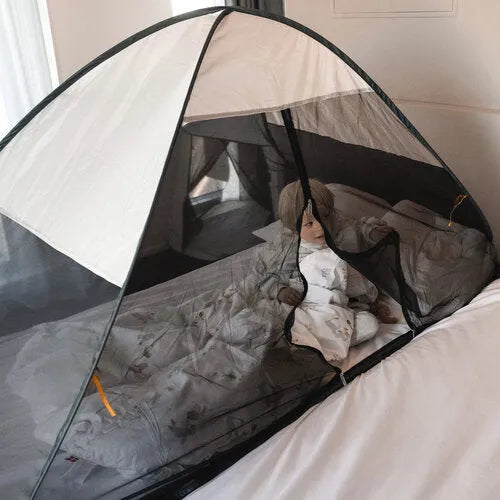 Bedtent pop-up 200x90 Cream