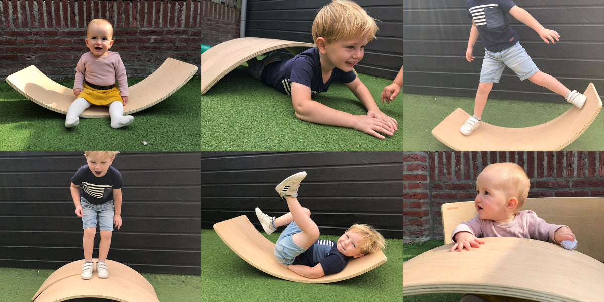 Spelideeën met het DERYAN Balance Board met vilt