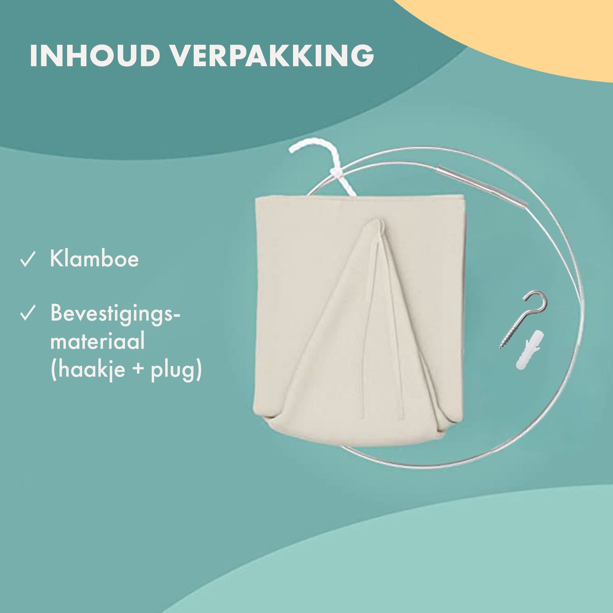 Klamboe Nougat Vintage 245 cm - Katoen - Polyester - Baby klamboe - Hemeltje