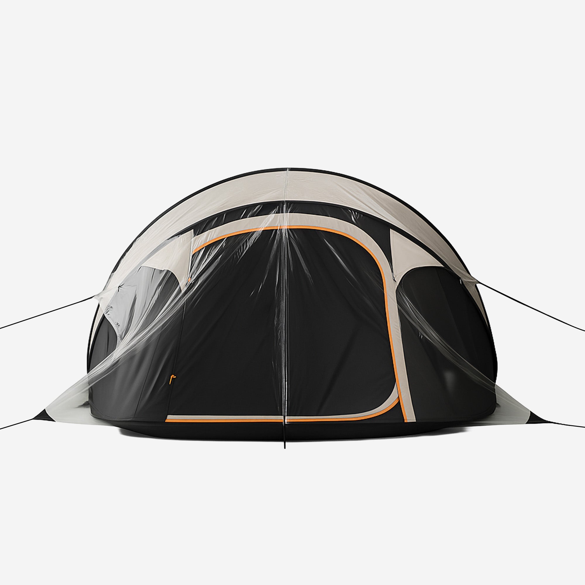 DERYAN Tent Cover transparante waterdichte hoes met touwen en haringen voor Pop-Up Luxe Tent 4-persoons