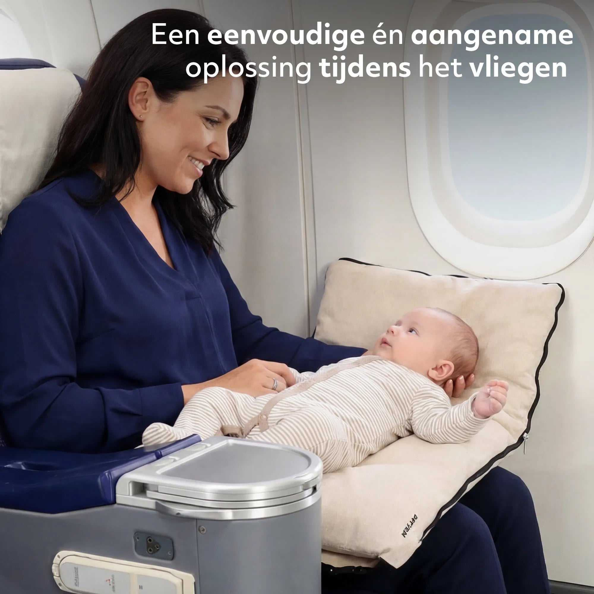AirTraveller Vliegtuigbedje - Cream