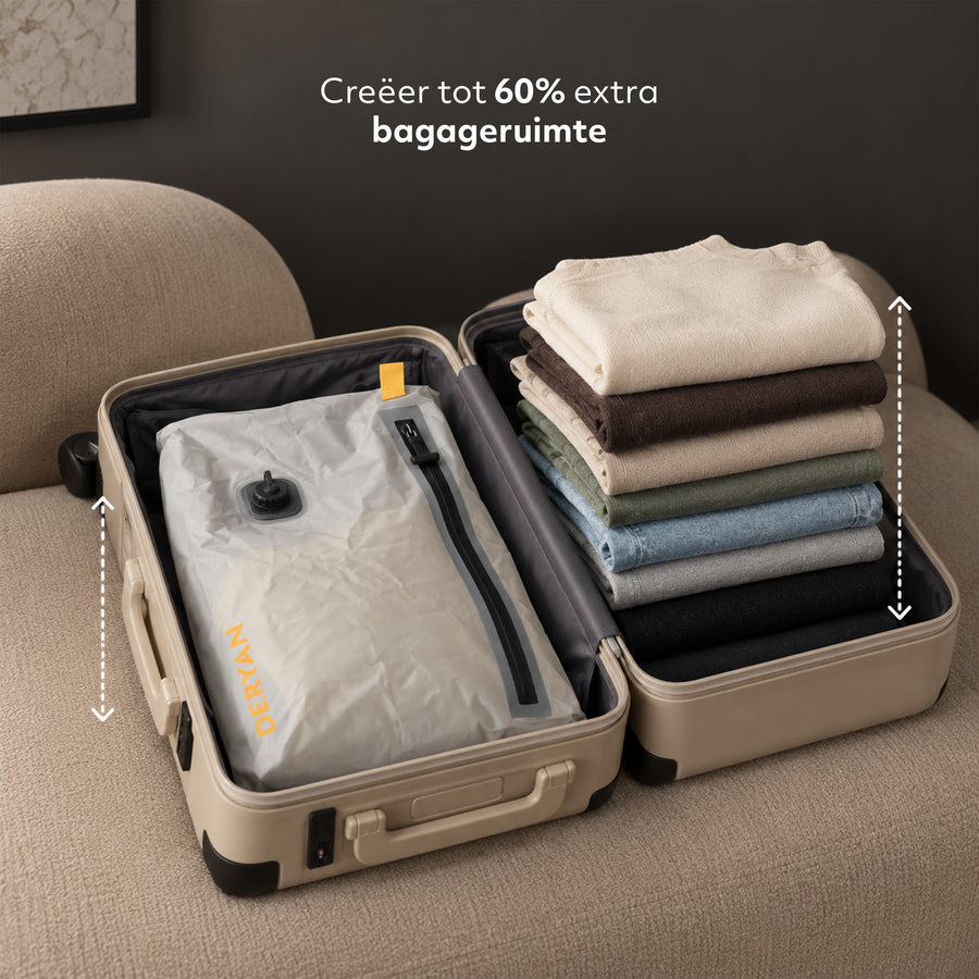 AirPack Vacuümzak met USB-C-pomp