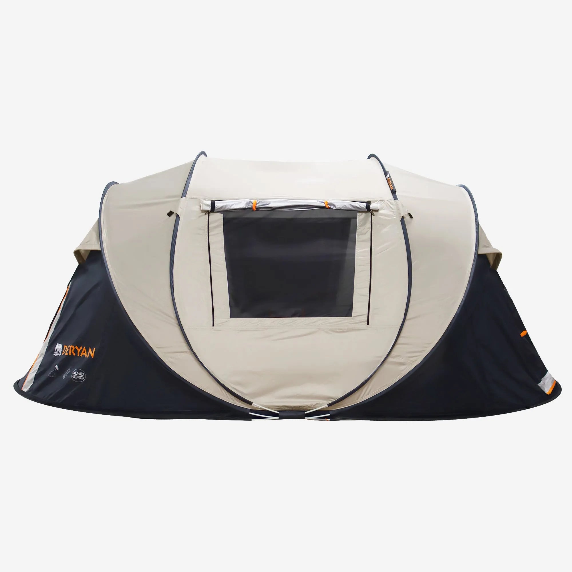 Pop Up Luxe Tent - 8000MM waterkolom - Sand - 4 Persoons