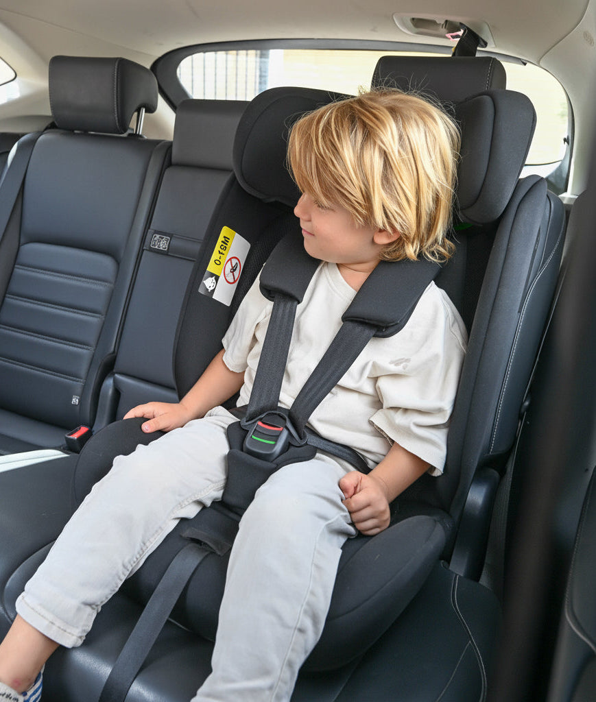 Carter Luxe i-Size/isofix Autostoel 76-150 cm - 9-36 kg - Diepe zitting - Afstelbare hoofdsteun - Veiligheidssystemen - Eenvoudig te reinigen - Groep 1/2/3
