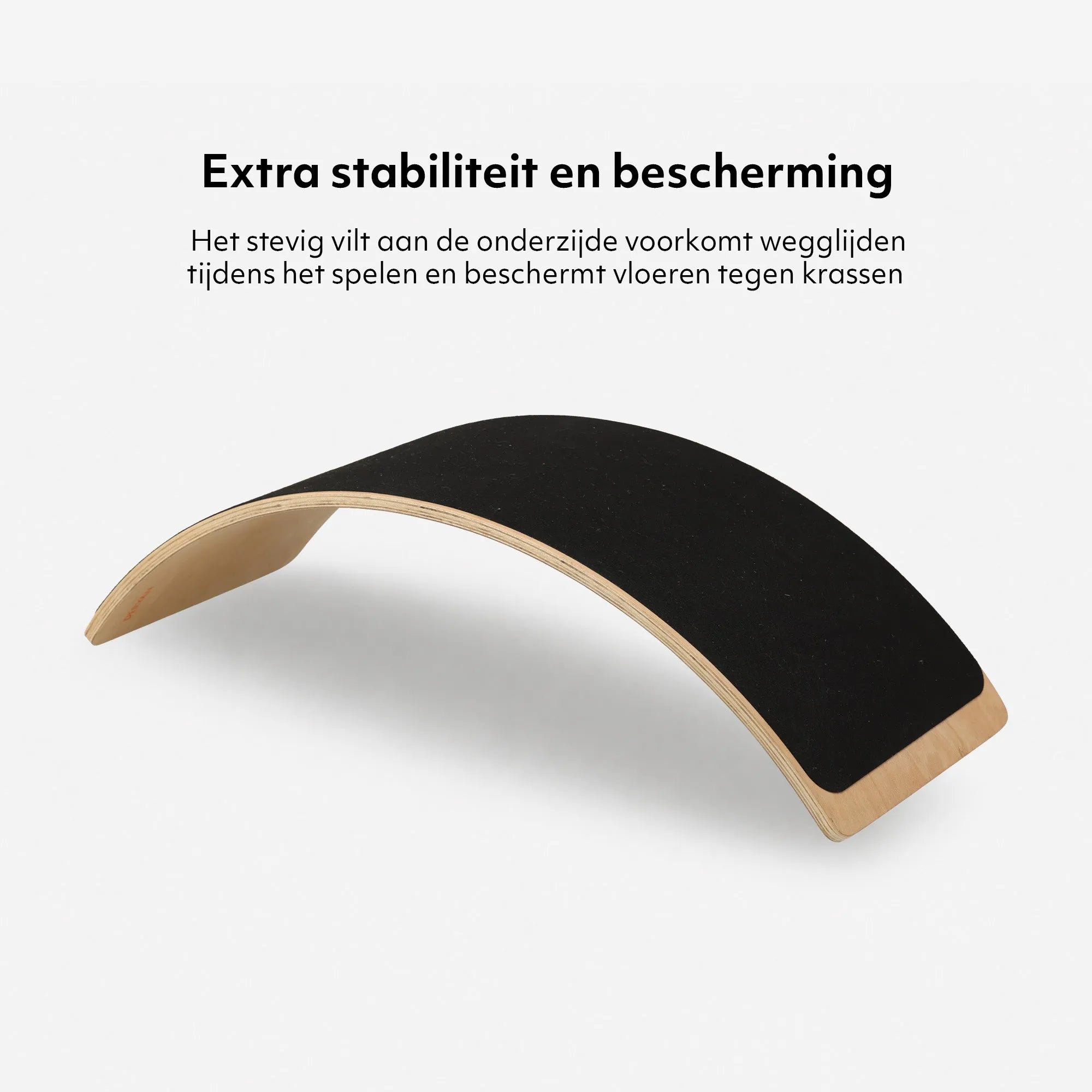 Balance Board Hout met Vilt 90 cm