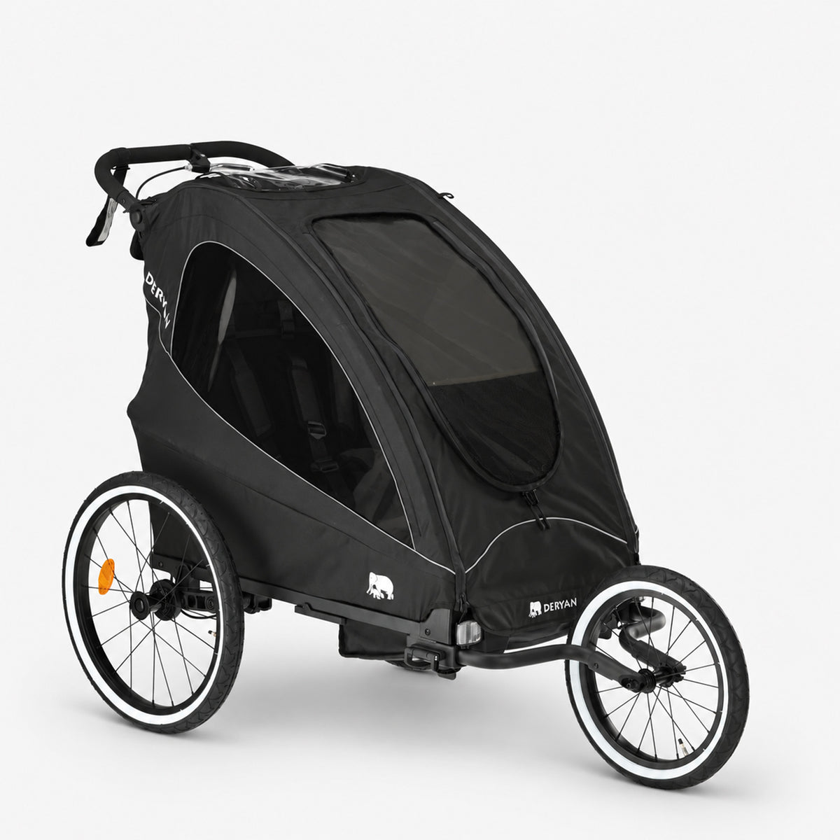 Luxe Fietskar 3-in-1 Wandelwagen en Jogger - 1 Persoons