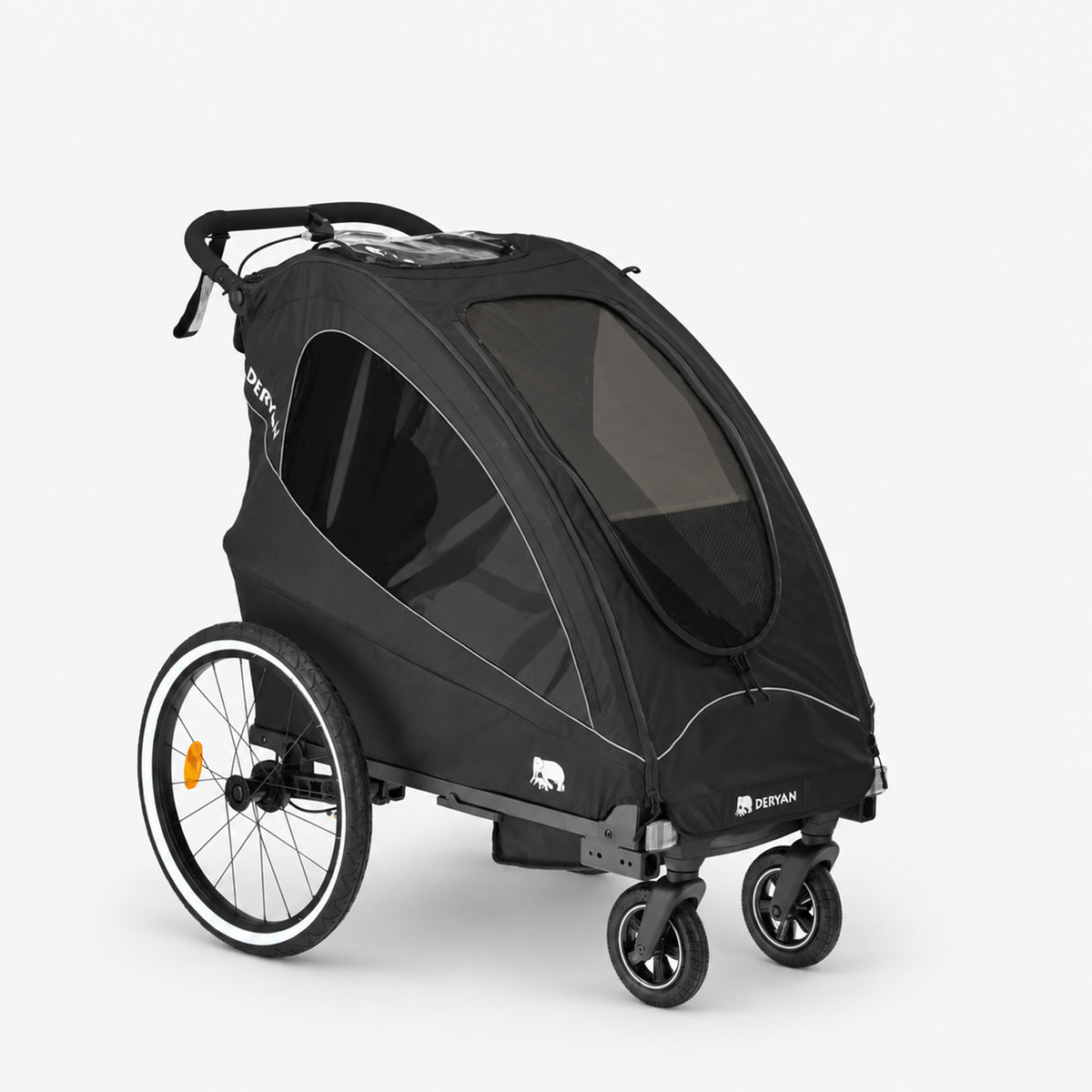 Luxe Fietskar 3-in-1 Wandelwagen en Jogger - 1 Persoons
