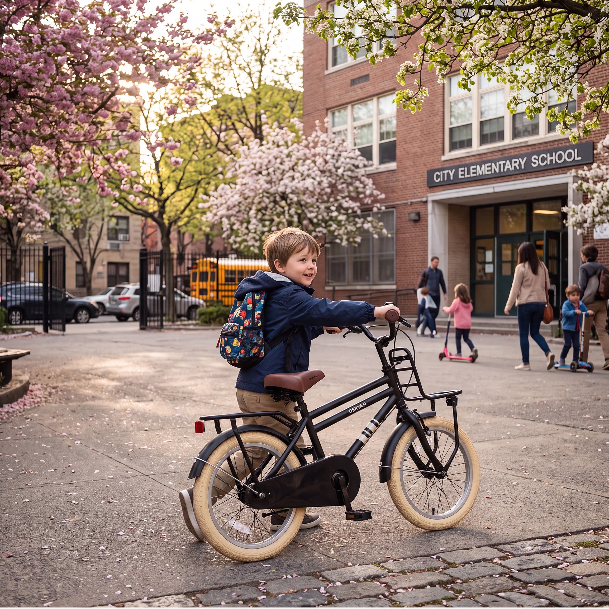Cooper Kinderfiets met standaard - 16 Inch