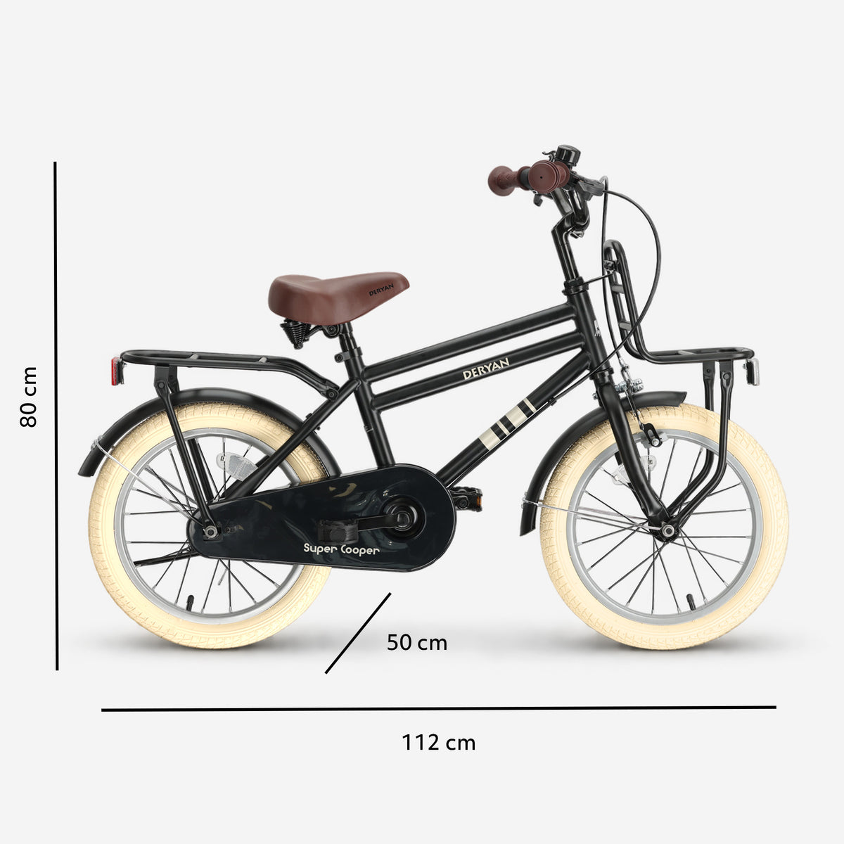 Cooper Kinderfiets met standaard - 16 Inch
