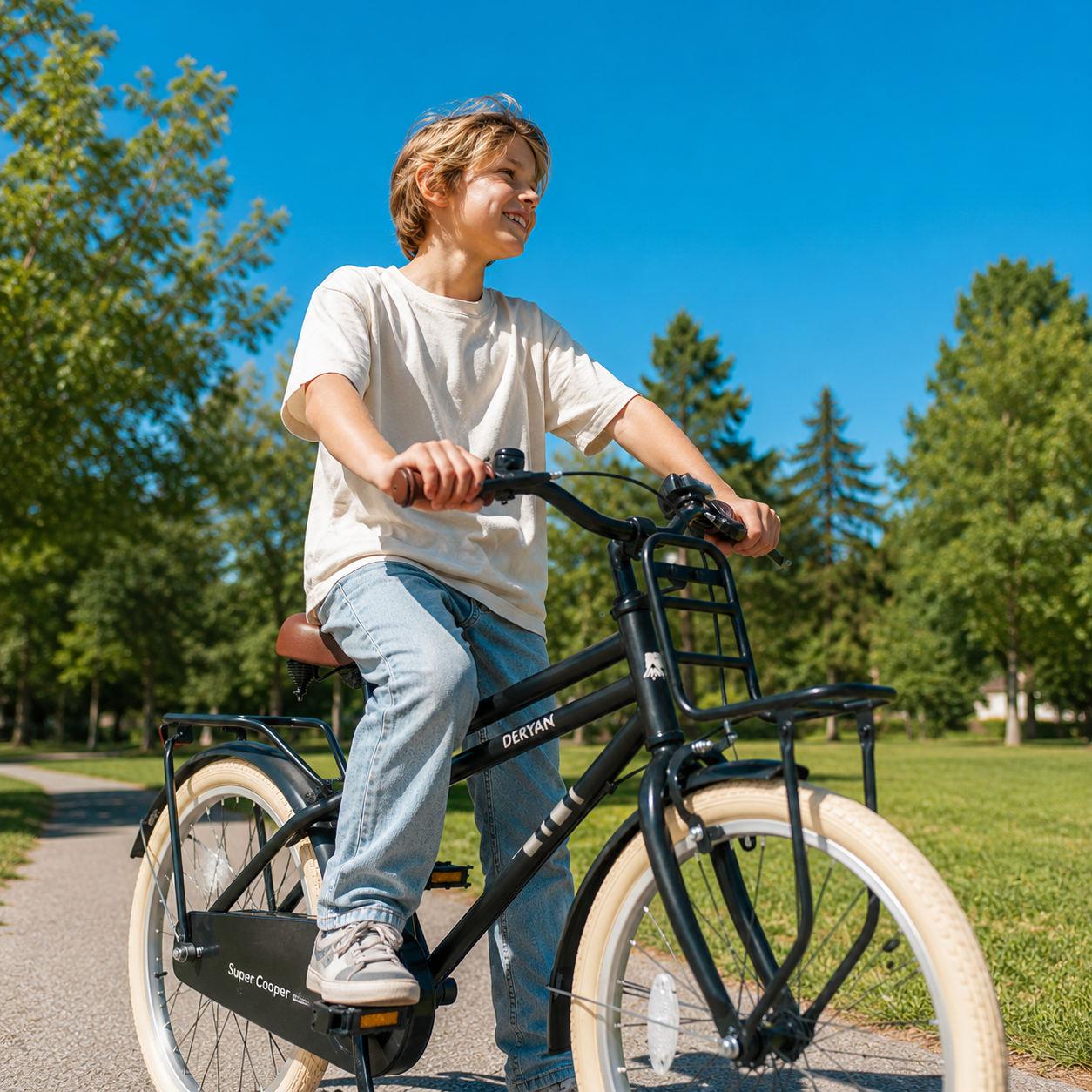 Cooper Kinderfiets met standaard - 20 Inch
