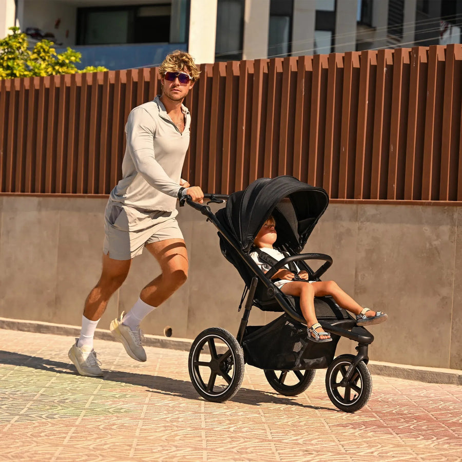 Bolt Hardloop Kinderwagen Zwart
