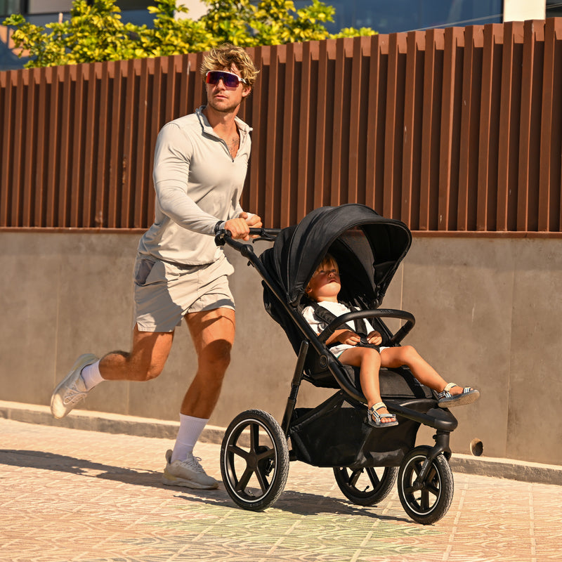 Bolt Hardloop Kinderwagen Zwart