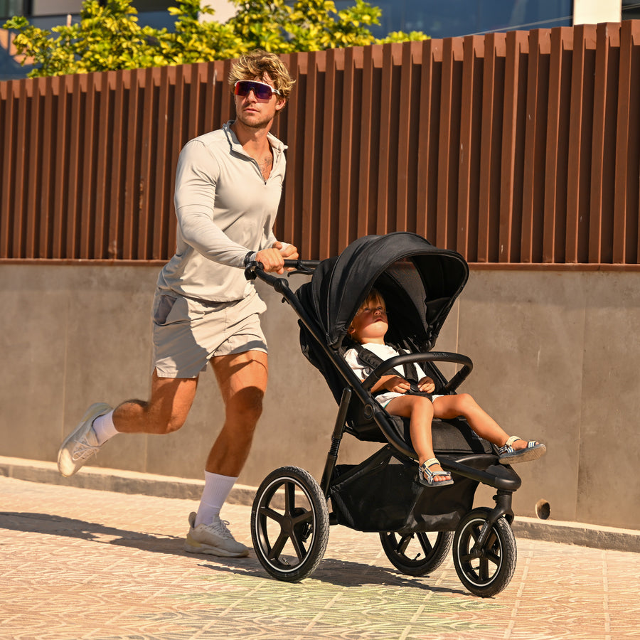 Bolt Hardloop Kinderwagen Zwart