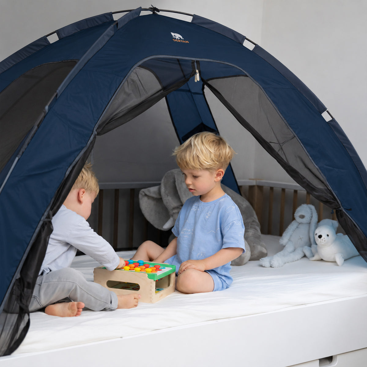 Sengtelt Navy 200x90 cm