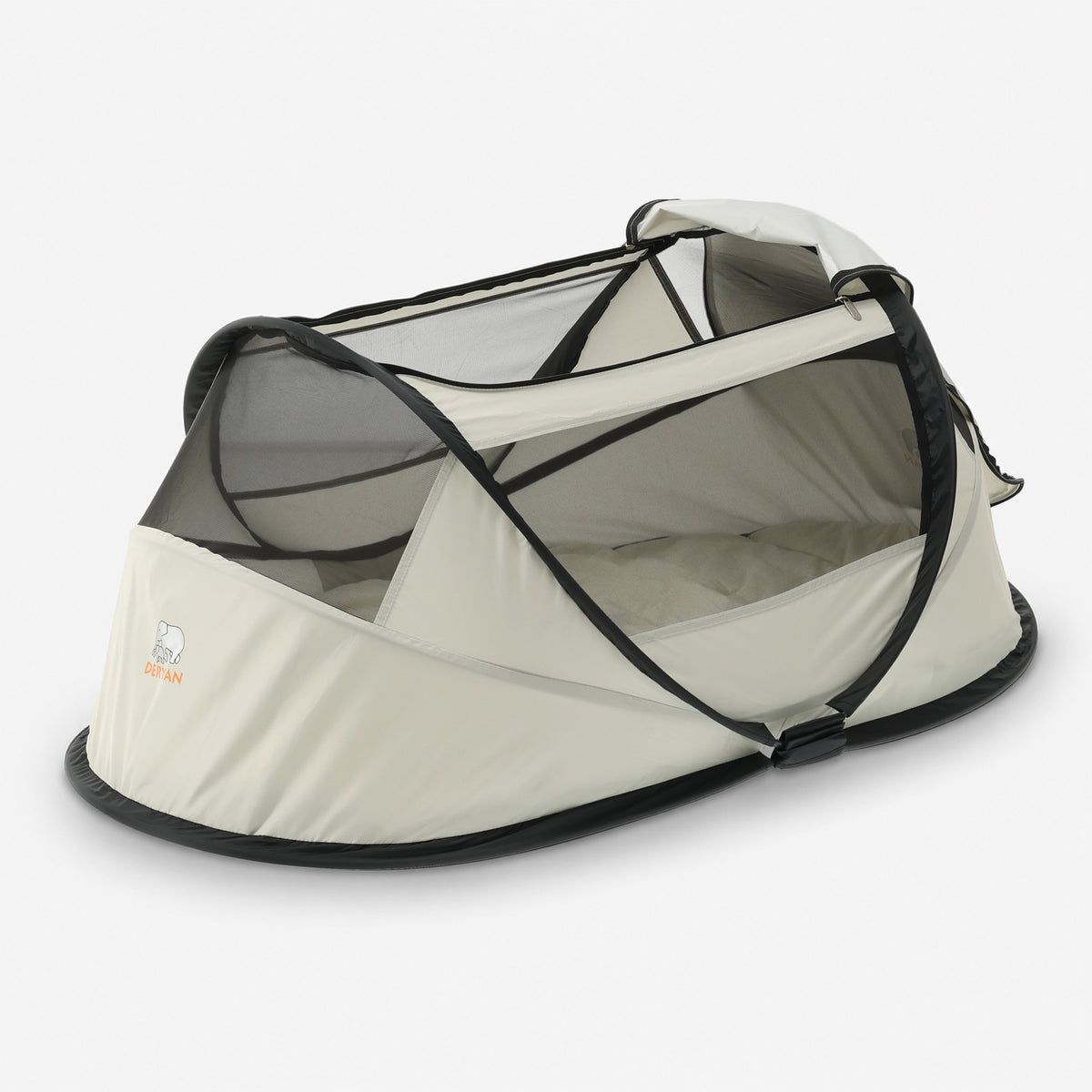 BabyBox baby tentje Campingbedje + katoenen dekje - Ivory