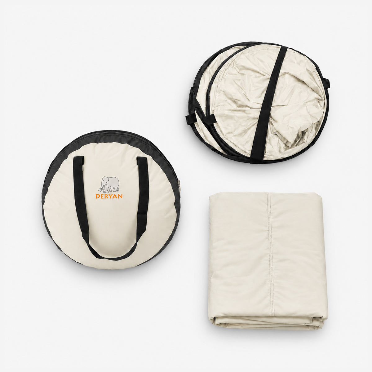 BabyBox baby tentje Campingbedje + katoenen dekje - Ivory