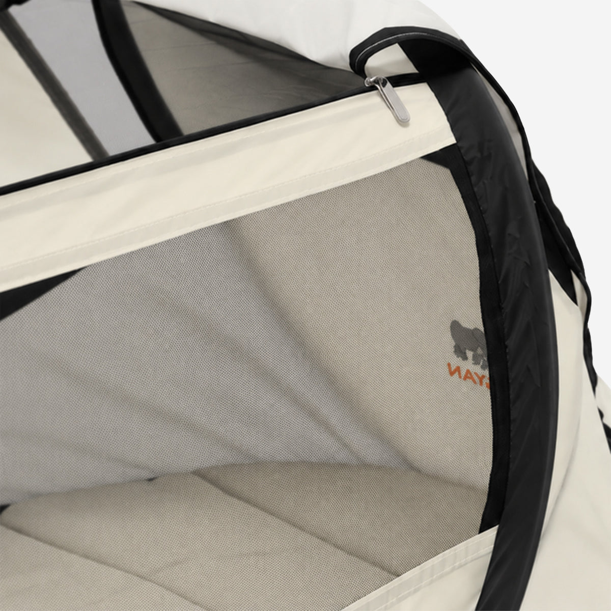 BabyBox baby tentje Campingbedje + katoenen dekje - Ivory