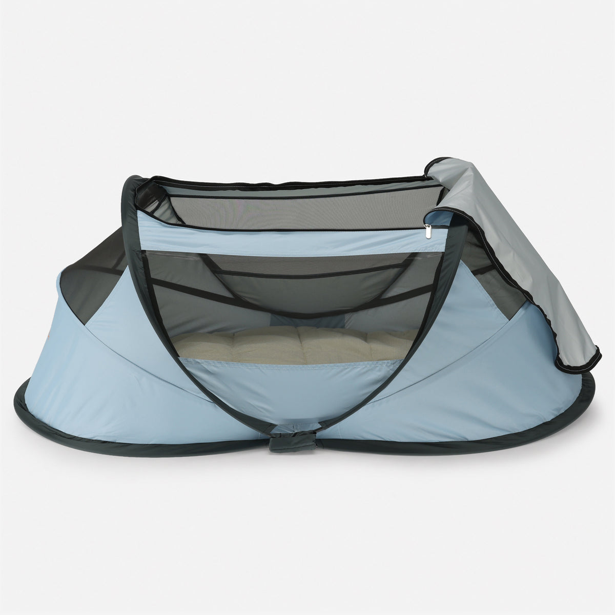 BabyBox baby tentje Campingbedje + katoenen dekje - Sky Blue