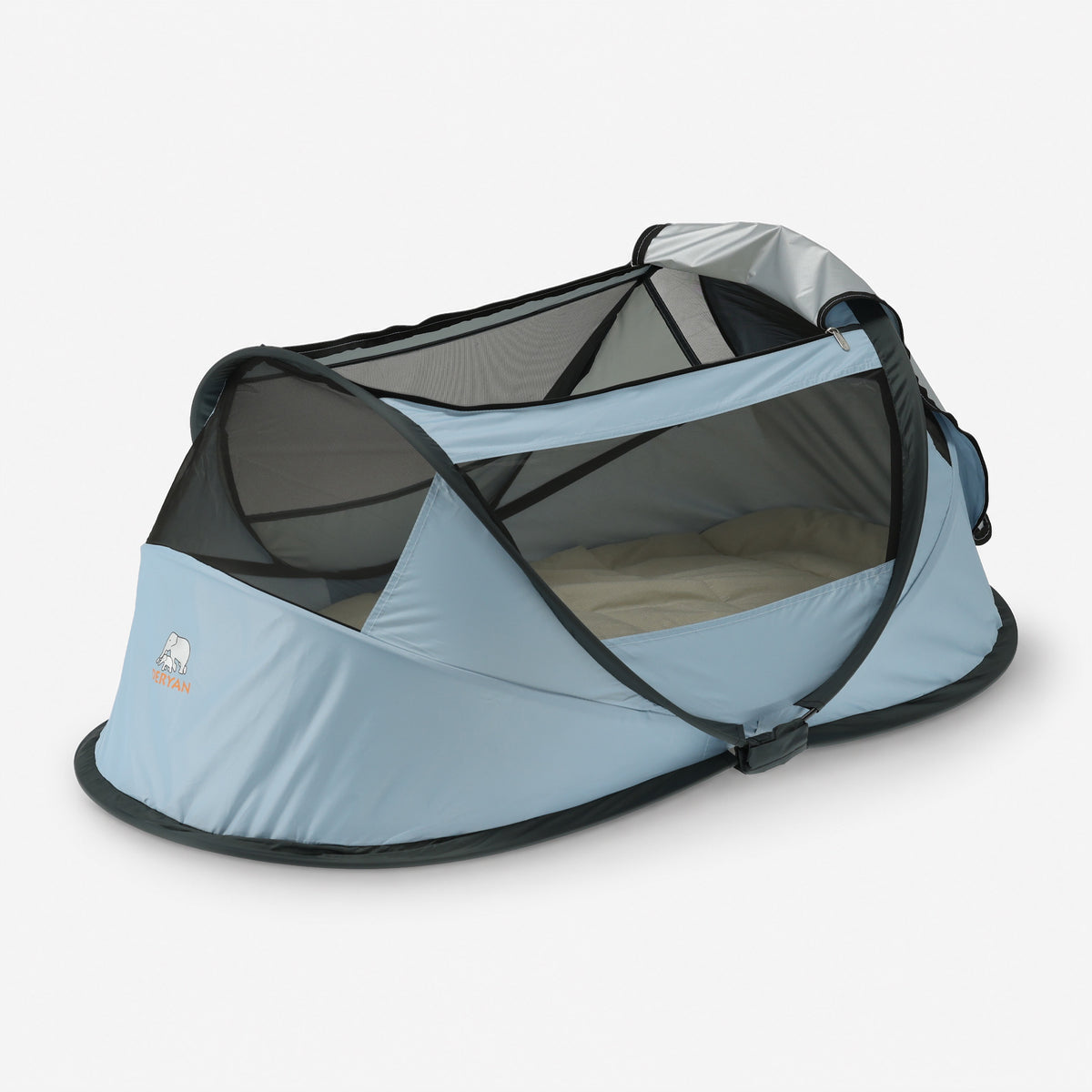 BabyBox baby tentje Campingbedje + katoenen dekje - Sky Blue