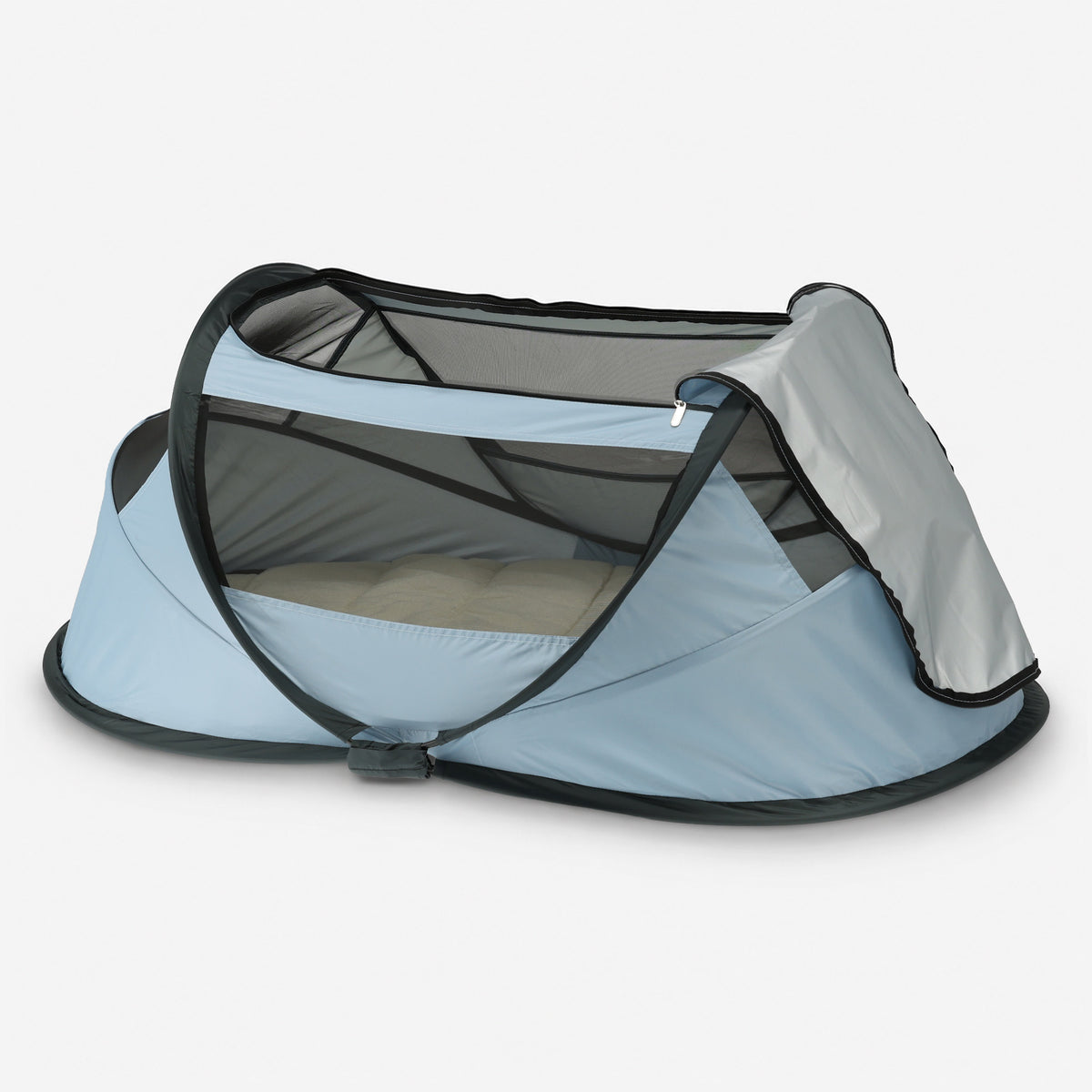 BabyBox baby tentje Campingbedje + katoenen dekje - Sky Blue