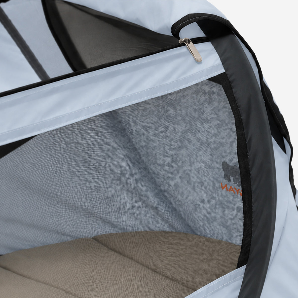 BabyBox baby tentje Campingbedje + katoenen dekje - Sky Blue