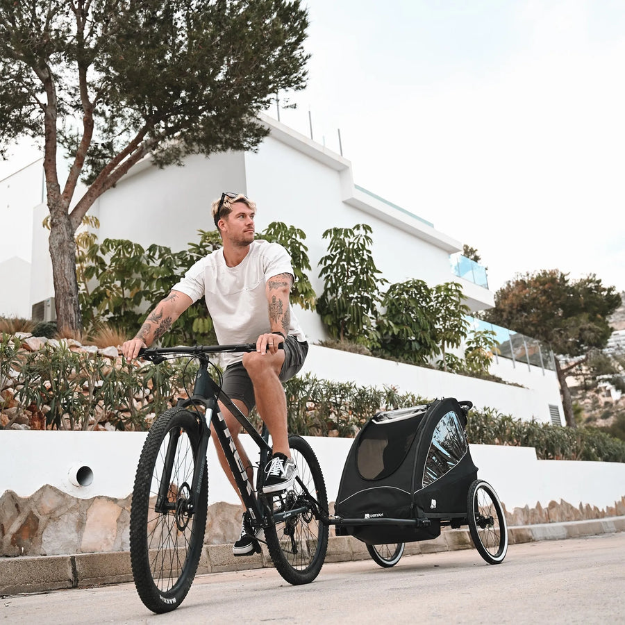 Luxe Fietskar 3-in-1 Wandelwagen en Jogger - 1 Persoons