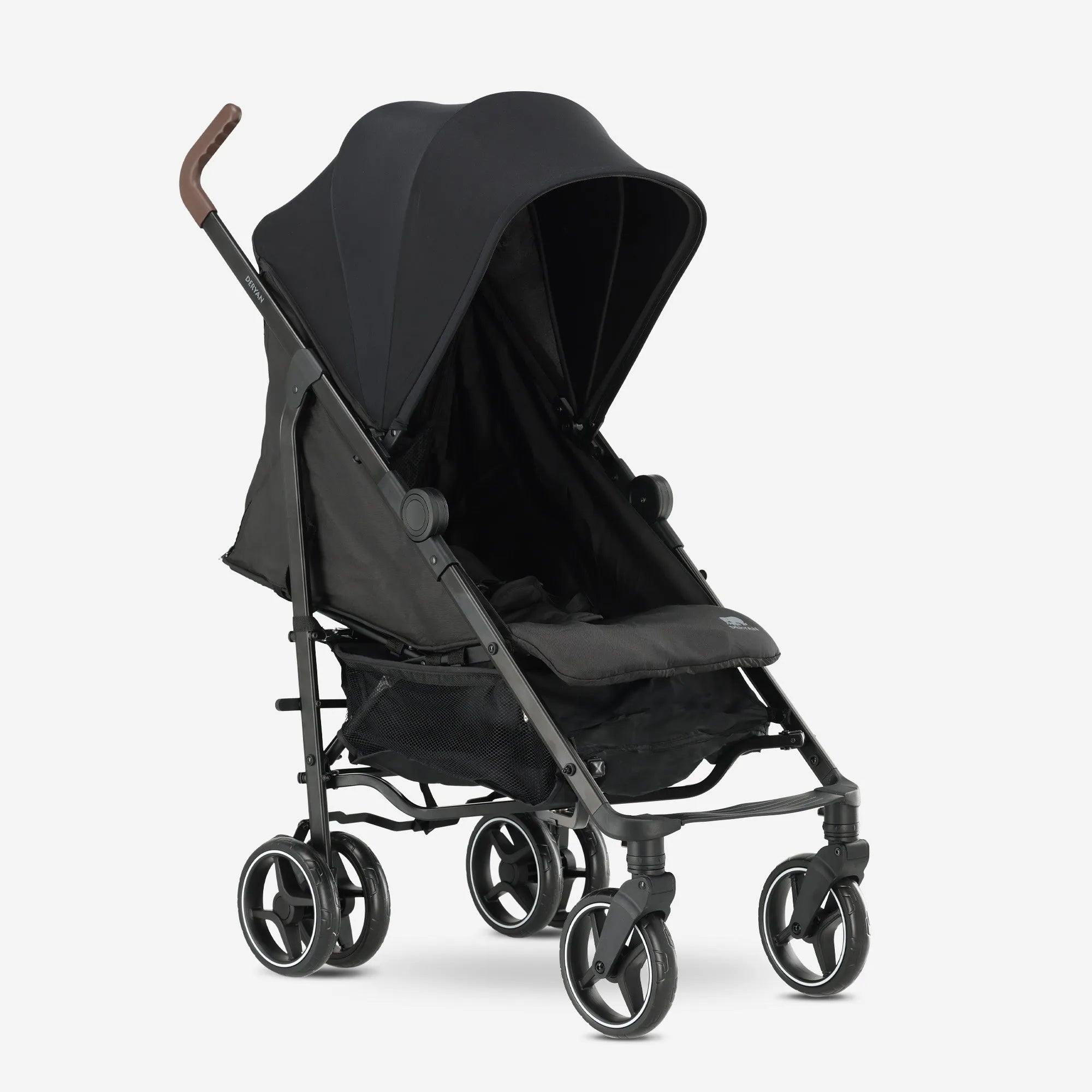 Bobbie - Paraplu Buggy - 5-Punts Gordel - Geschikt voor Kinderen tot 22 kg - Inclusief Muggennet - Zwart