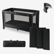 Campingbed Believer Black compact opvouwbaar reisbedje lichtgewicht en snel op te zetten