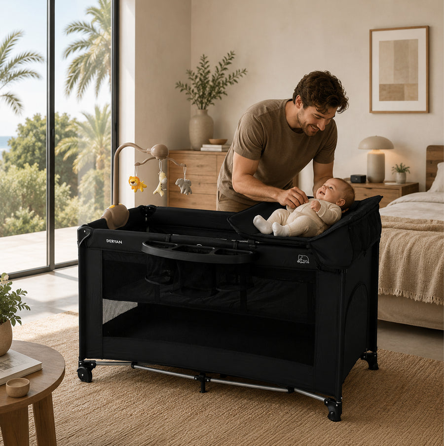 Believer Luxe Campingbed - Inclusief bodemverhoger - Zwart