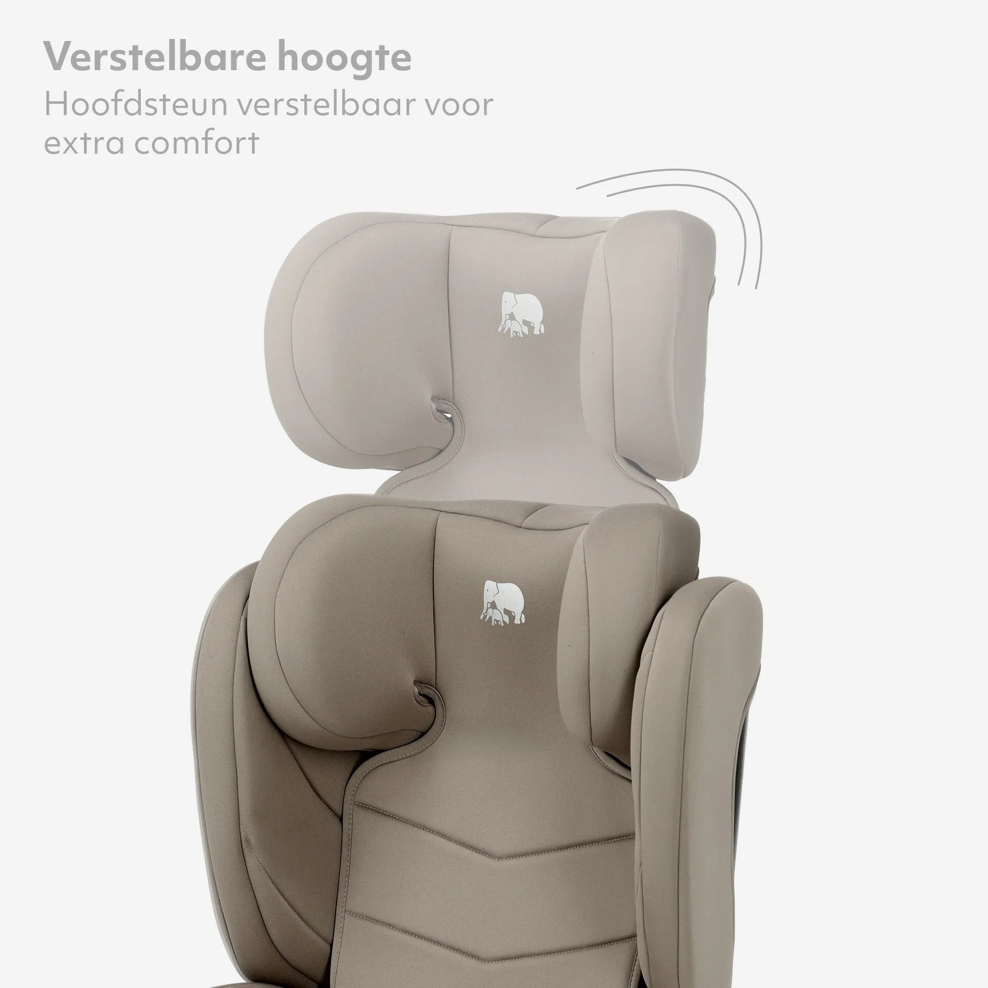 Charlie Basic i-Size Autostoel - Vanaf 3,5 jaar tot ca. 12 jaar -groep 2/3 - 100-150 cm - Truffle Nougat