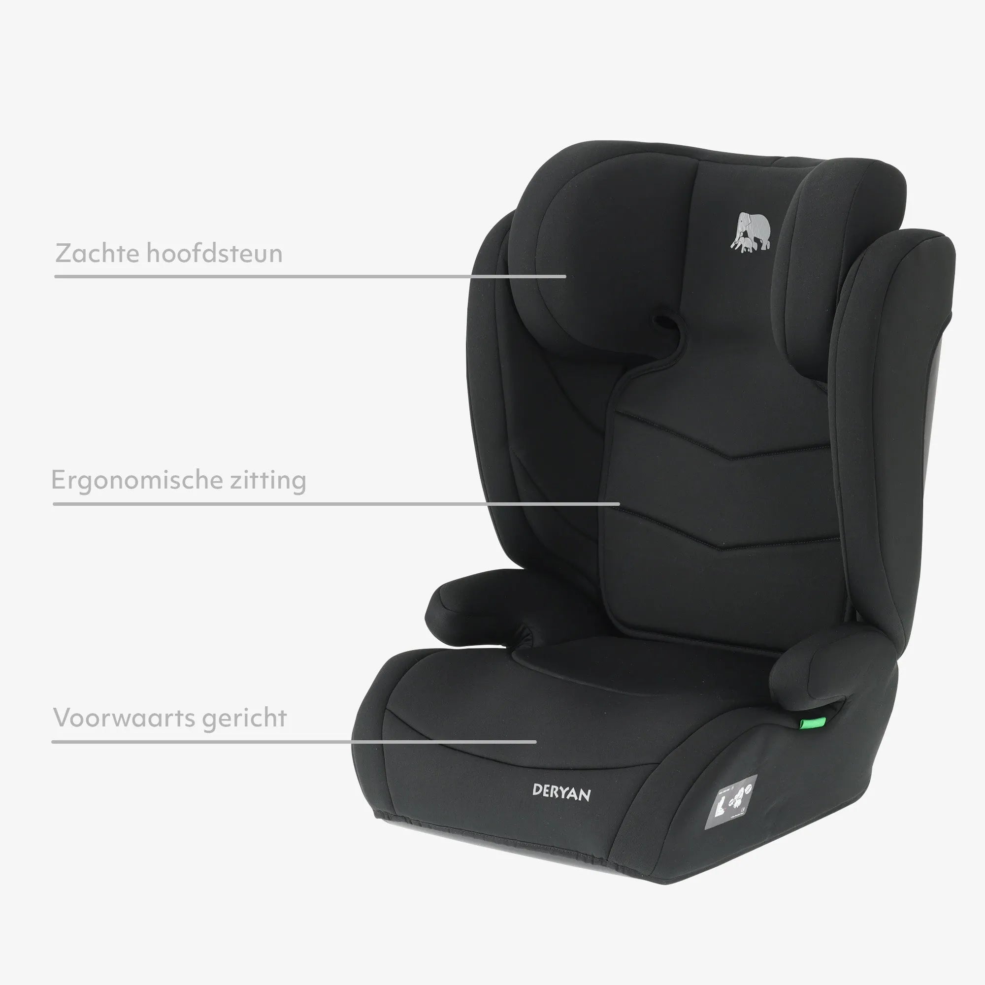 Charlie Luxe i-Size/isofix Autostoel Vanaf 3,5 jaar tot ca. 12 jaar - 100-150 cm