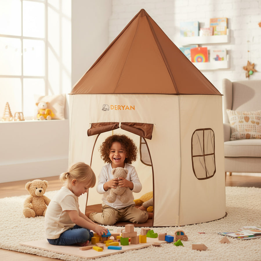 Speeltent Beige & Bruin