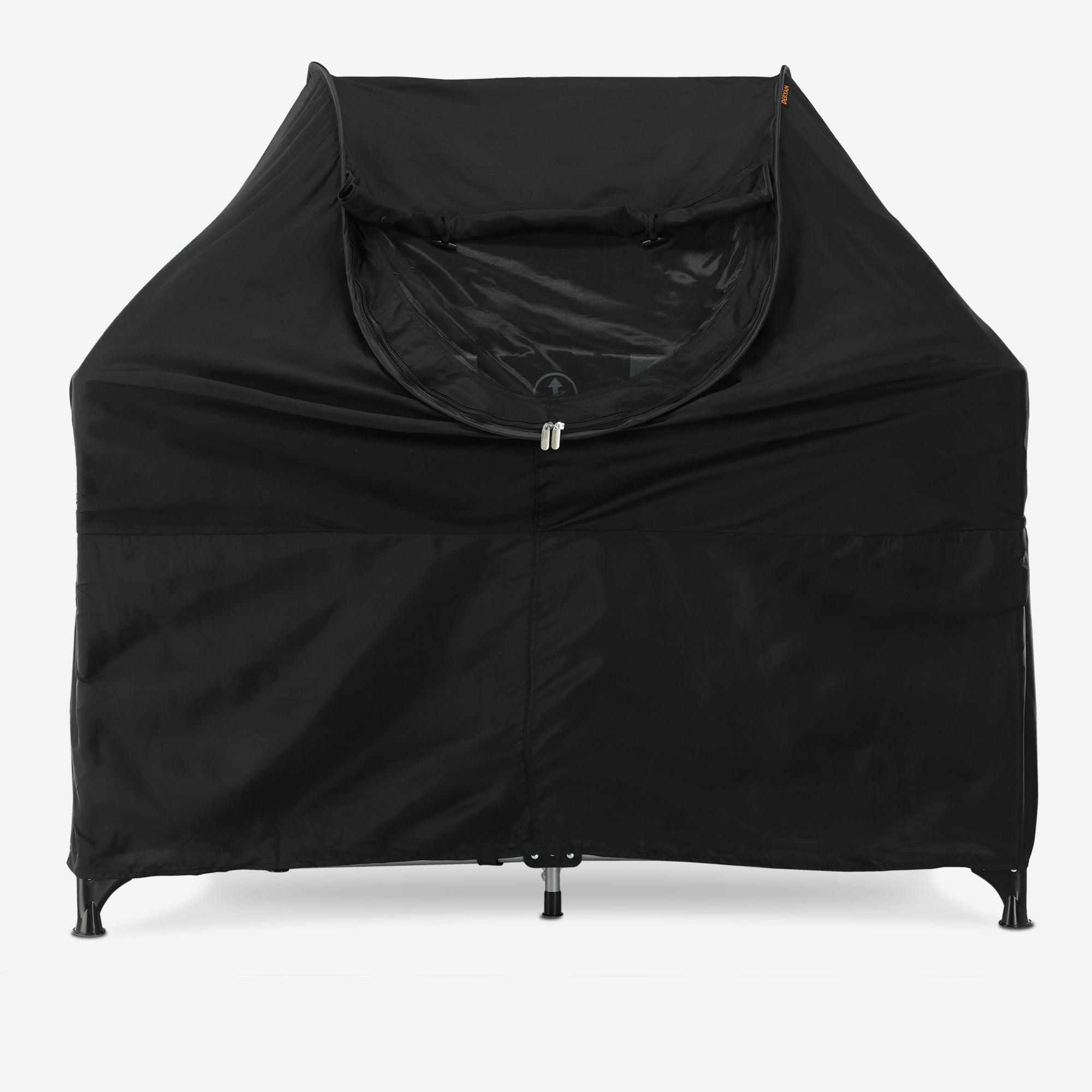 Pop-up klamboe nachtcover over campingbed fijnmazig gaas compact opvouwbaar voor reisbedjes