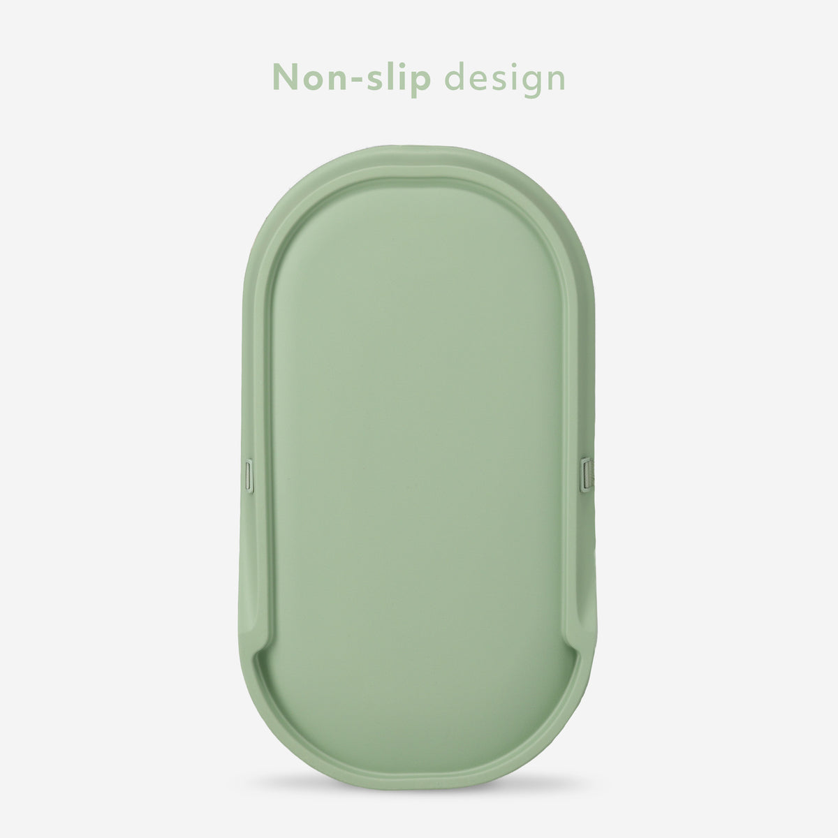 Waterdicht Verschoonkussen met Verhoogde Randen - Sage Green