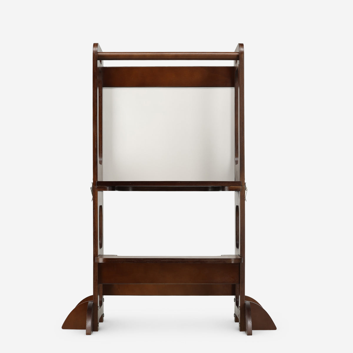 Luxe Houten Leertoren 4-in-1 met Tekenbord en Speeltafel - Warm Brown